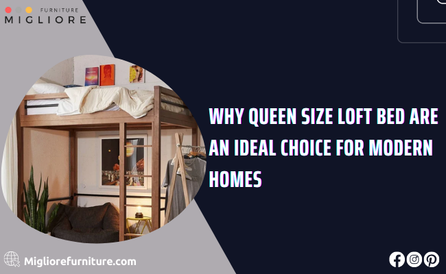 Queen size loft bed