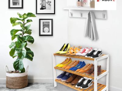 bamboo shoe rack