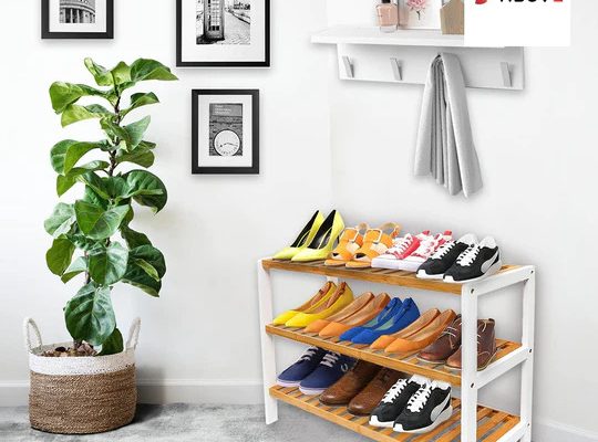 bamboo shoe rack