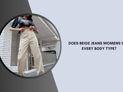 Beige Jeans Womens